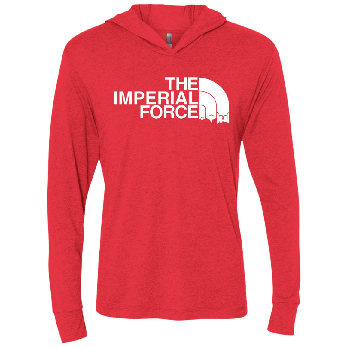 T-Shirts Vintage Red / X-Small The Imperial force Triblend Long Sleeve Hoodie Tee