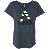 T-Shirts Vintage Navy / X-Small The Impossible Triblend Dolman Sleeve