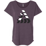 T-Shirts Vintage Purple / X-Small The Impossible Triblend Dolman Sleeve