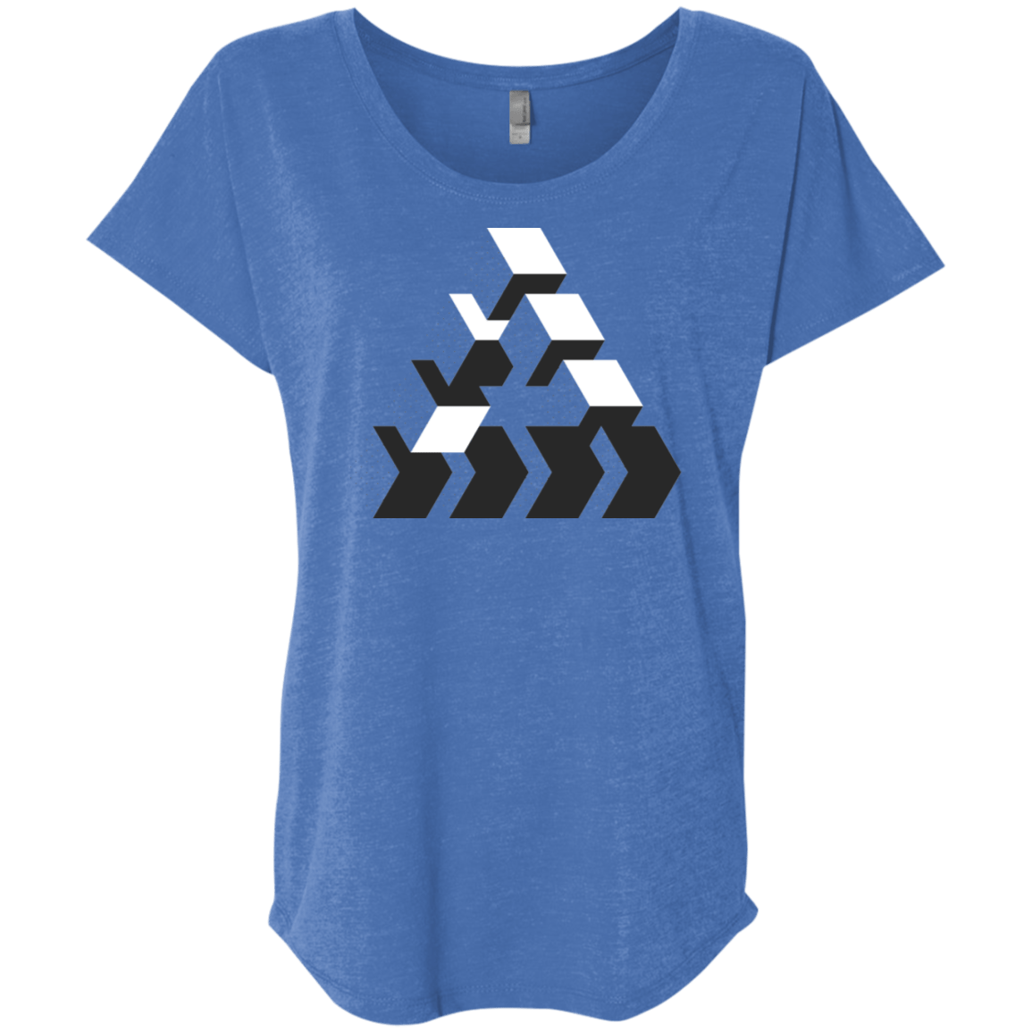 T-Shirts Vintage Royal / X-Small The Impossible Triblend Dolman Sleeve