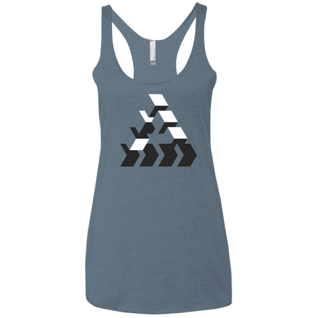 T-Shirts Indigo / X-Small The Impossible Women's Triblend Racerback Tank
