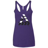 T-Shirts Purple Rush / X-Small The Impossible Women's Triblend Racerback Tank