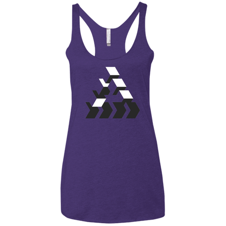 T-Shirts Purple Rush / X-Small The Impossible Women's Triblend Racerback Tank