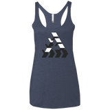 T-Shirts Vintage Navy / X-Small The Impossible Women's Triblend Racerback Tank