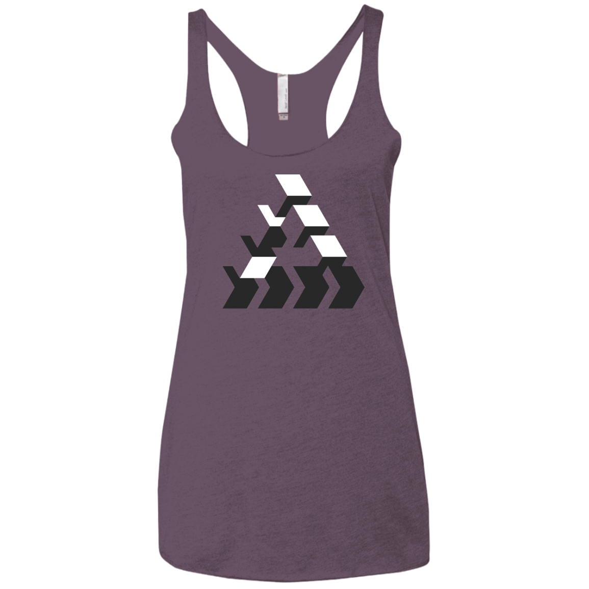 T-Shirts Vintage Purple / X-Small The Impossible Women's Triblend Racerback Tank