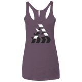 T-Shirts Vintage Purple / X-Small The Impossible Women's Triblend Racerback Tank