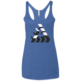 T-Shirts Vintage Royal / X-Small The Impossible Women's Triblend Racerback Tank