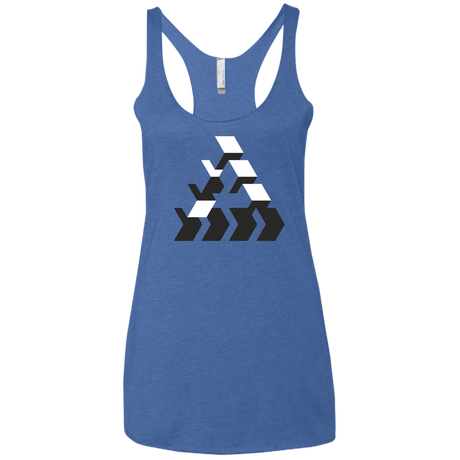 T-Shirts Vintage Royal / X-Small The Impossible Women's Triblend Racerback Tank