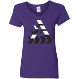 T-Shirts Purple / S The Impossible Women's V-Neck T-Shirt