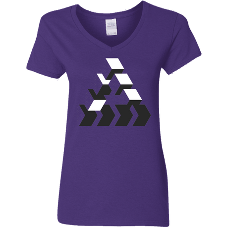 T-Shirts Purple / S The Impossible Women's V-Neck T-Shirt