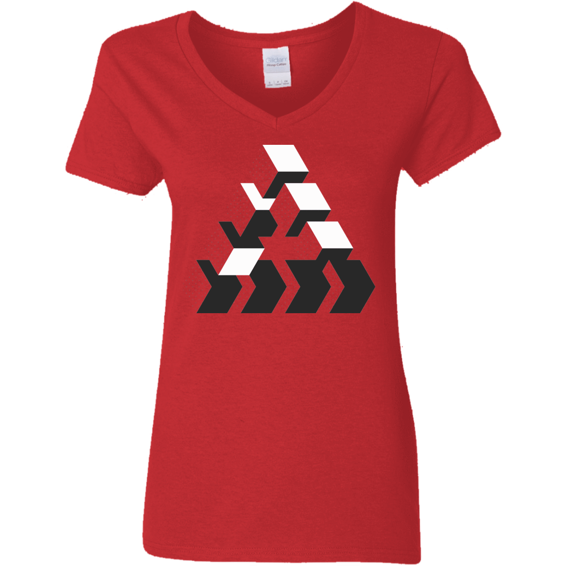 T-Shirts Red / S The Impossible Women's V-Neck T-Shirt