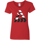 T-Shirts Red / S The Impossible Women's V-Neck T-Shirt