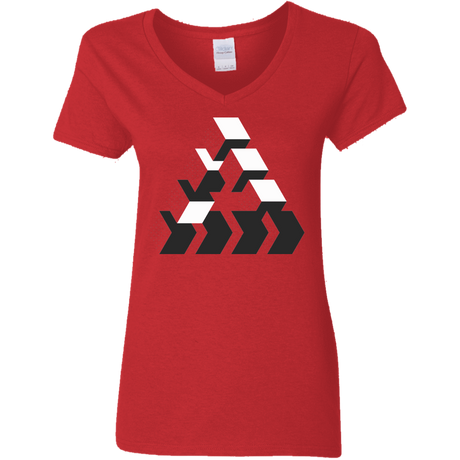 T-Shirts Red / S The Impossible Women's V-Neck T-Shirt