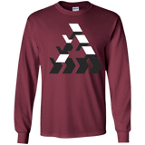 T-Shirts Maroon / YS The Impossible Youth Long Sleeve T-Shirt