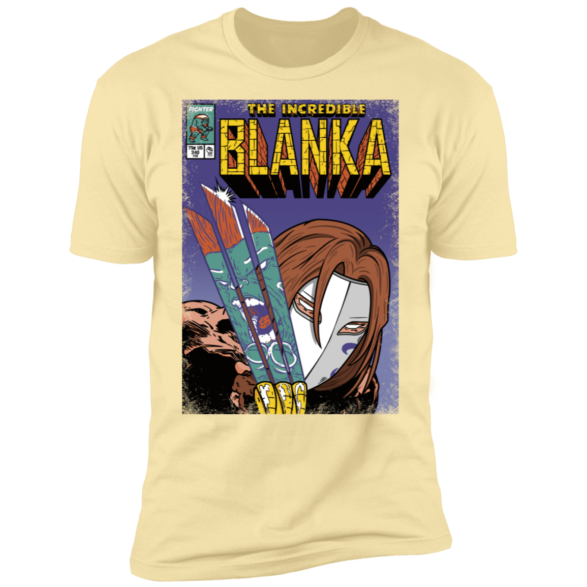 T-Shirts Banana Cream / S The Incredible Blanka Men's Premium T-Shirt