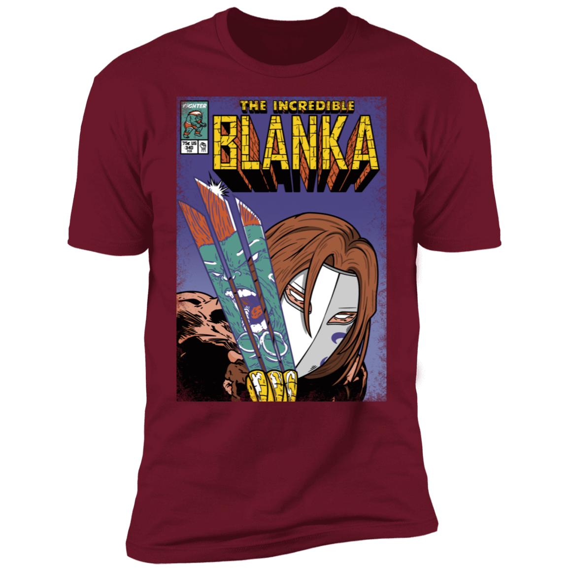 T-Shirts Cardinal / S The Incredible Blanka Men's Premium T-Shirt