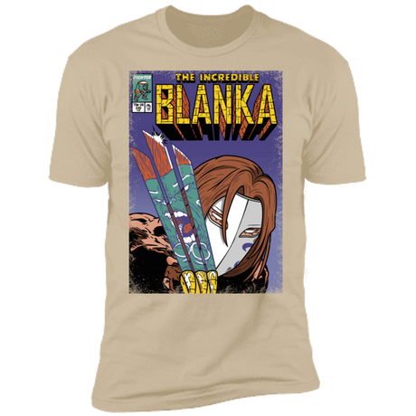 T-Shirts Sand / S The Incredible Blanka Men's Premium T-Shirt