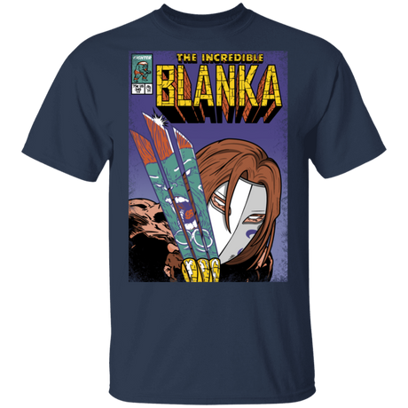 T-Shirts Navy / S The Incredible Blanka T-Shirt