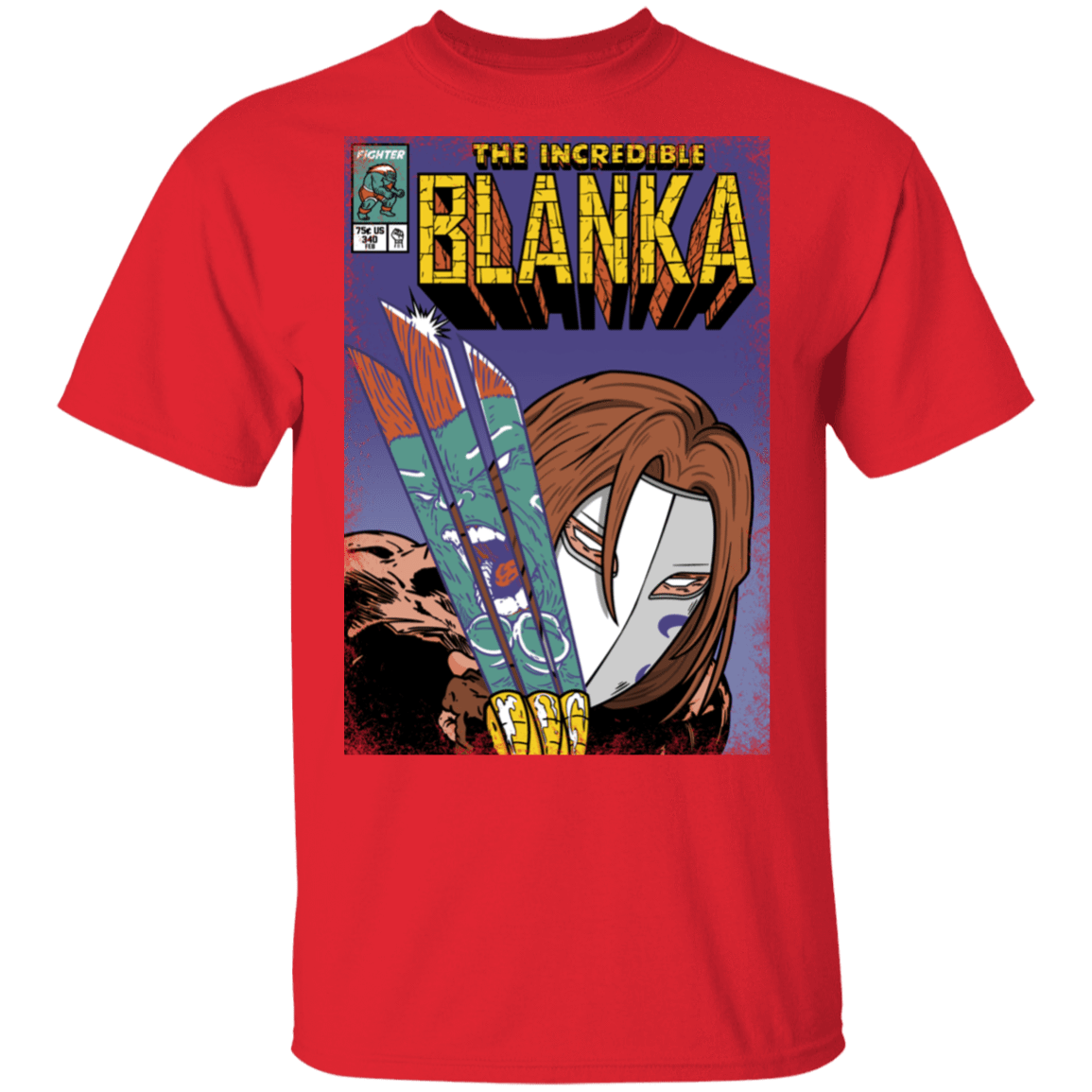 T-Shirts Red / S The Incredible Blanka T-Shirt