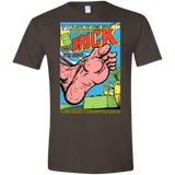 T-Shirts Dark Chocolate / S The Incredible Brick Men's Semi-Fitted Softstyle