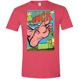 T-Shirts Heather Red / S The Incredible Brick Men's Semi-Fitted Softstyle