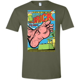 T-Shirts Military Green / S The Incredible Brick Men's Semi-Fitted Softstyle