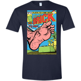 T-Shirts Navy / S The Incredible Brick Men's Semi-Fitted Softstyle