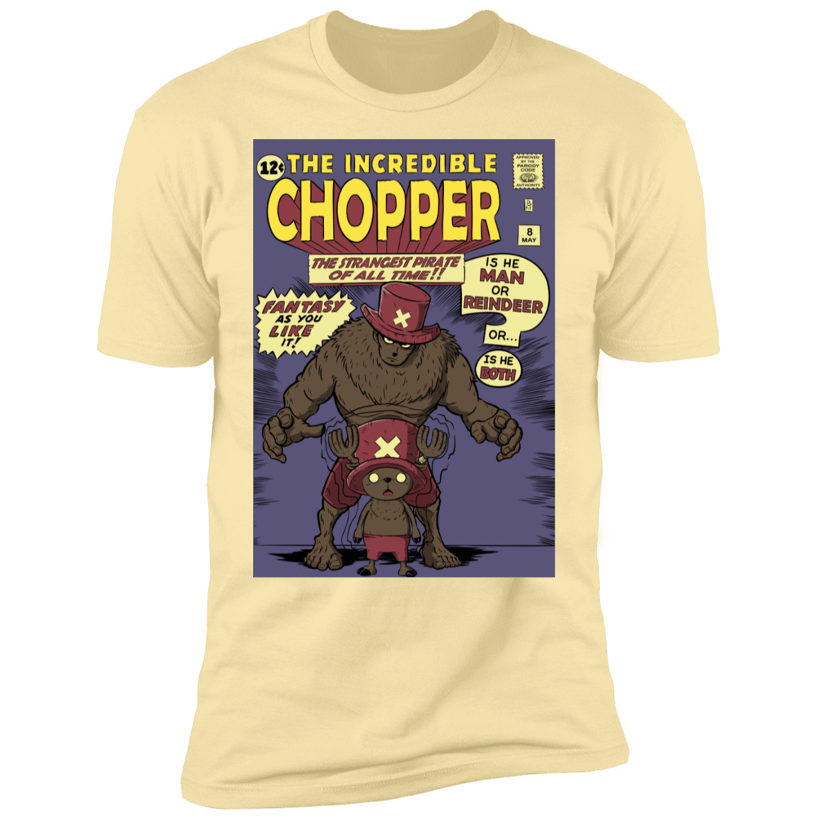 T-Shirts Banana Cream / S The Incredible Chopper Men's Premium T-Shirt