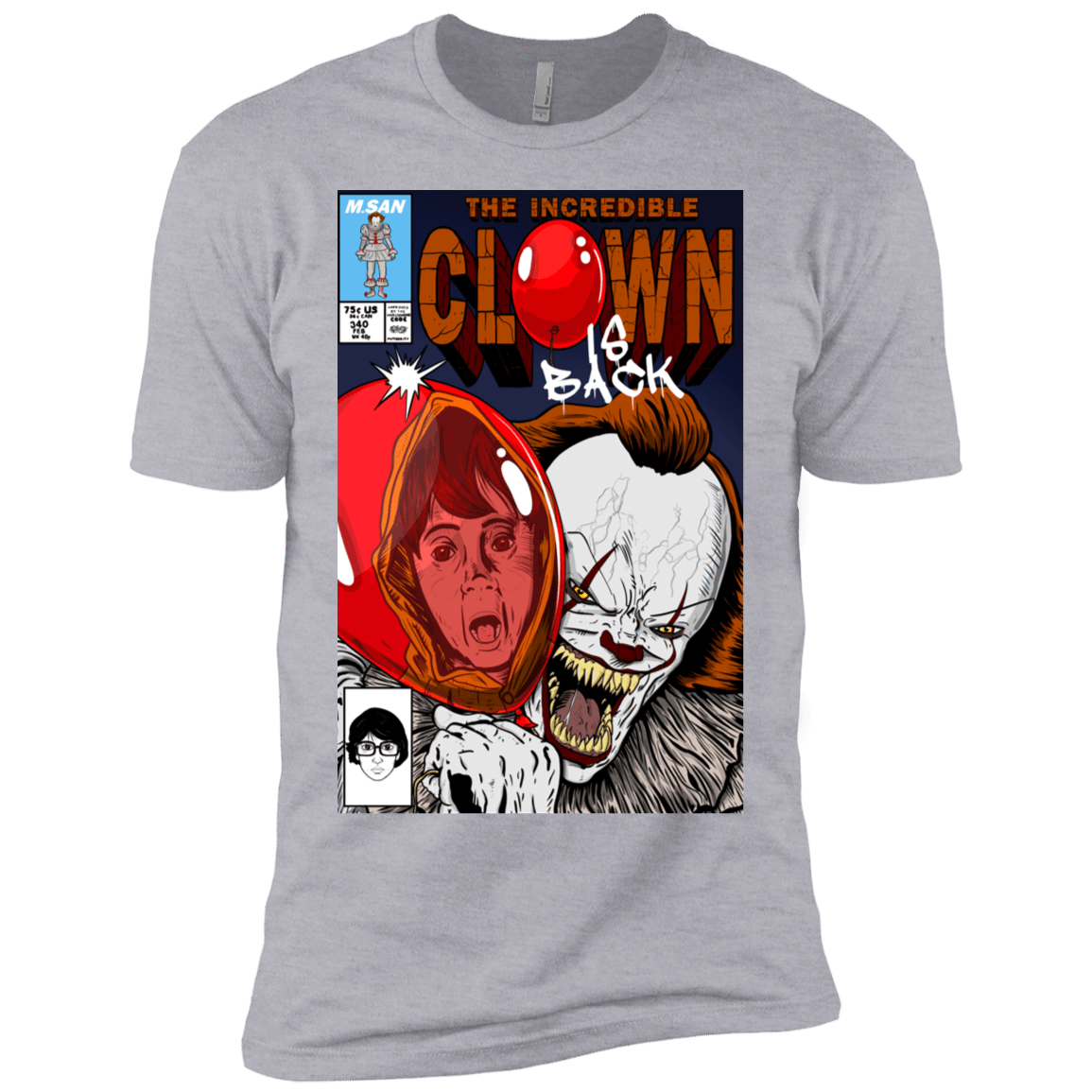 T-Shirts Heather Grey / YXS The Incredible Clown Boys Premium T-Shirt