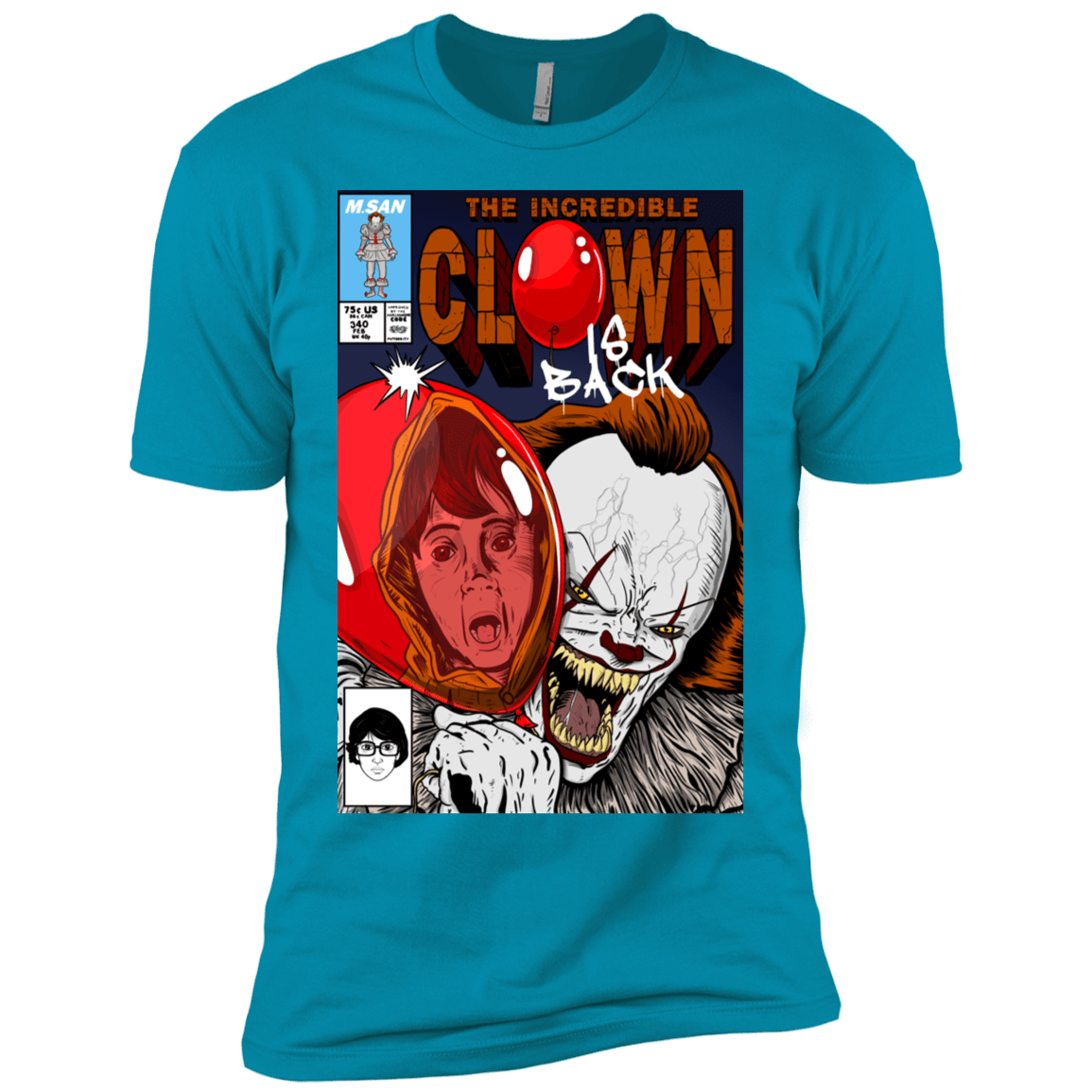 T-Shirts Turquoise / YXS The Incredible Clown Boys Premium T-Shirt