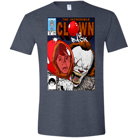 T-Shirts Heather Navy / S The Incredible Clown Men's Semi-Fitted Softstyle