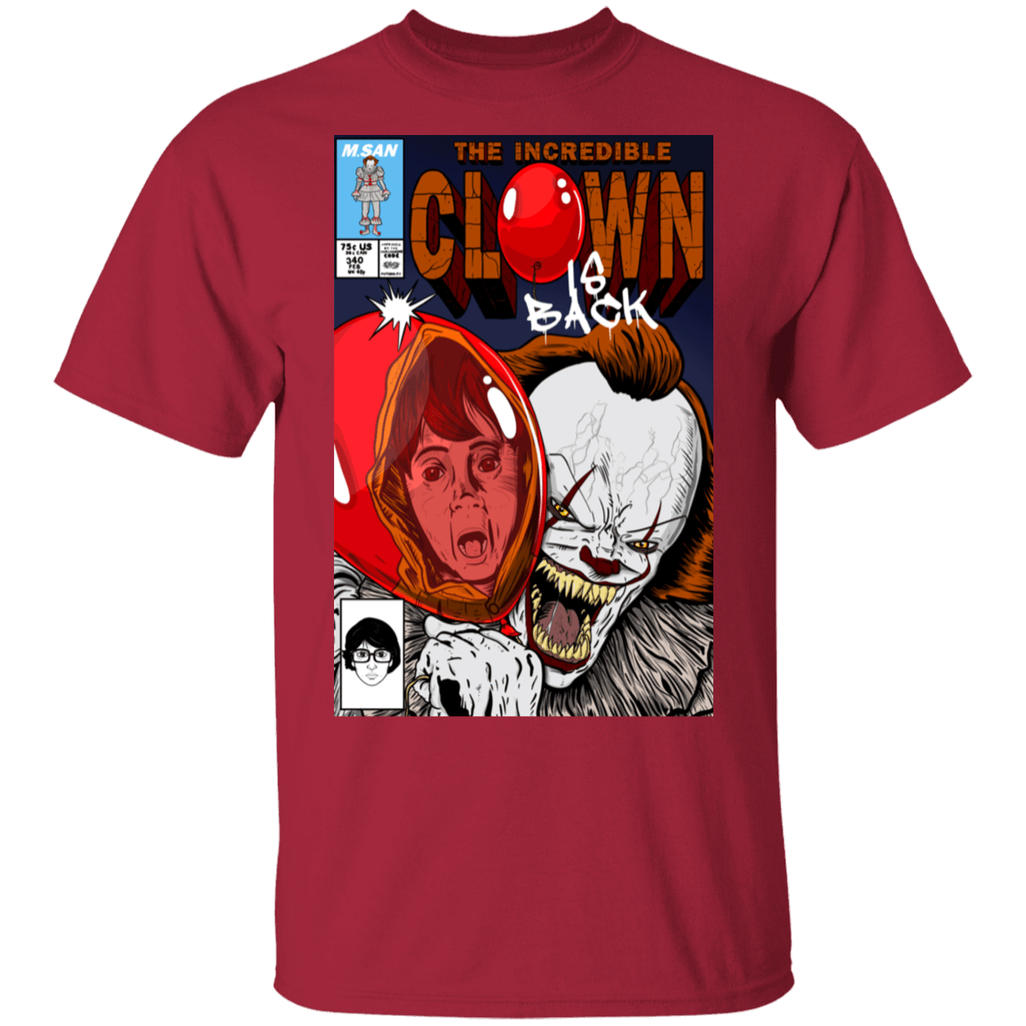T-Shirts Cardinal / S The Incredible Clown T-Shirt