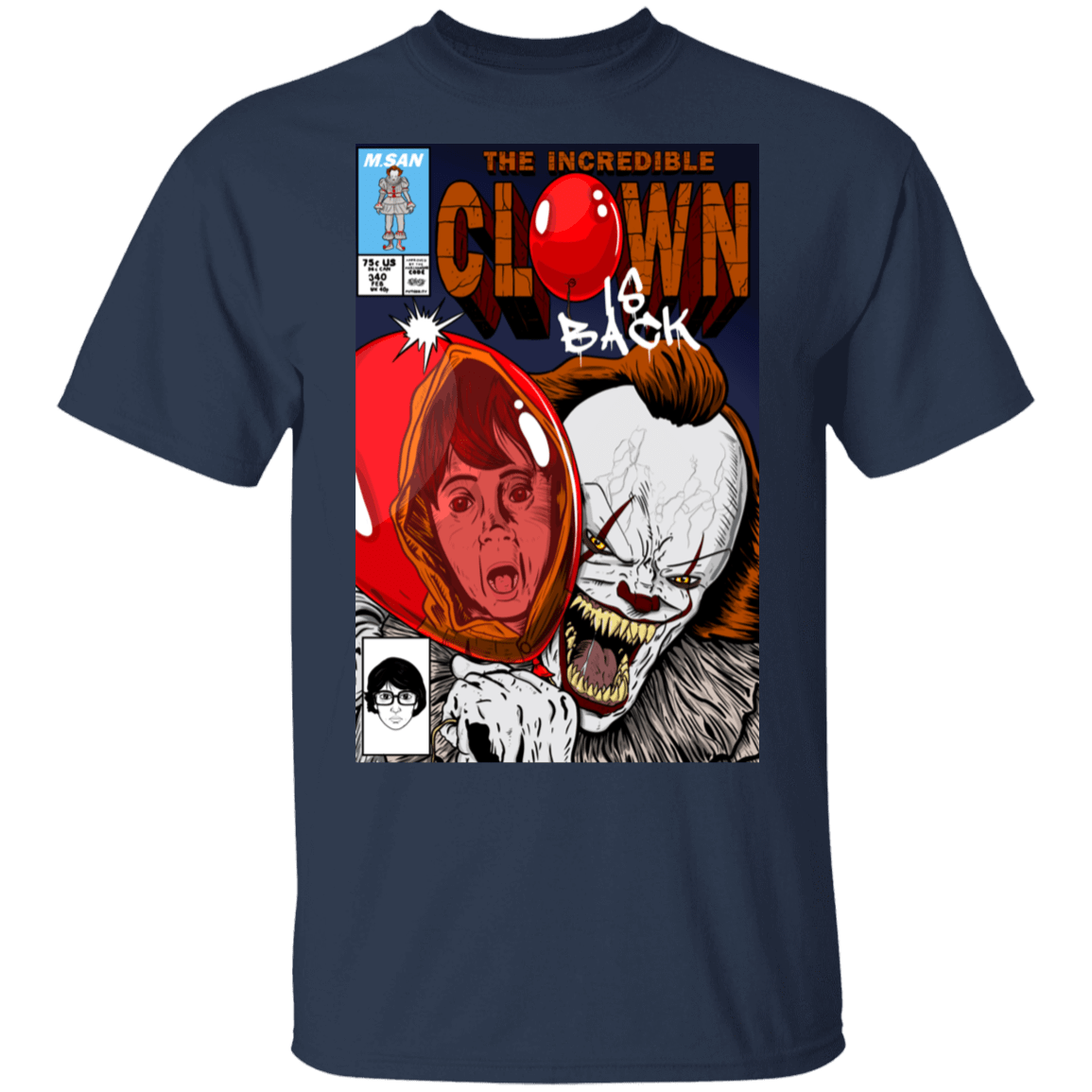 T-Shirts Navy / S The Incredible Clown T-Shirt