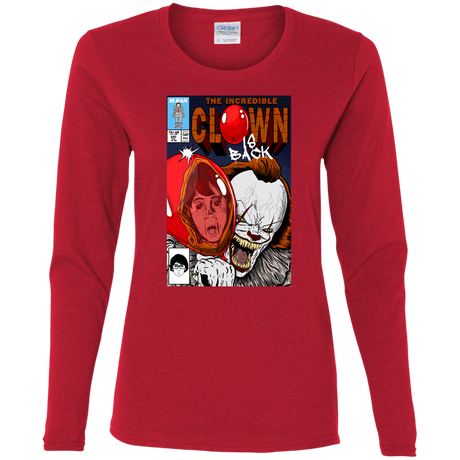 T-Shirts Red / S The Incredible Clown Women's Long Sleeve T-Shirt