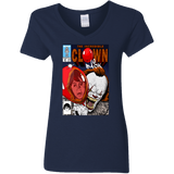 T-Shirts Navy / S The Incredible Clown Women's V-Neck T-Shirt