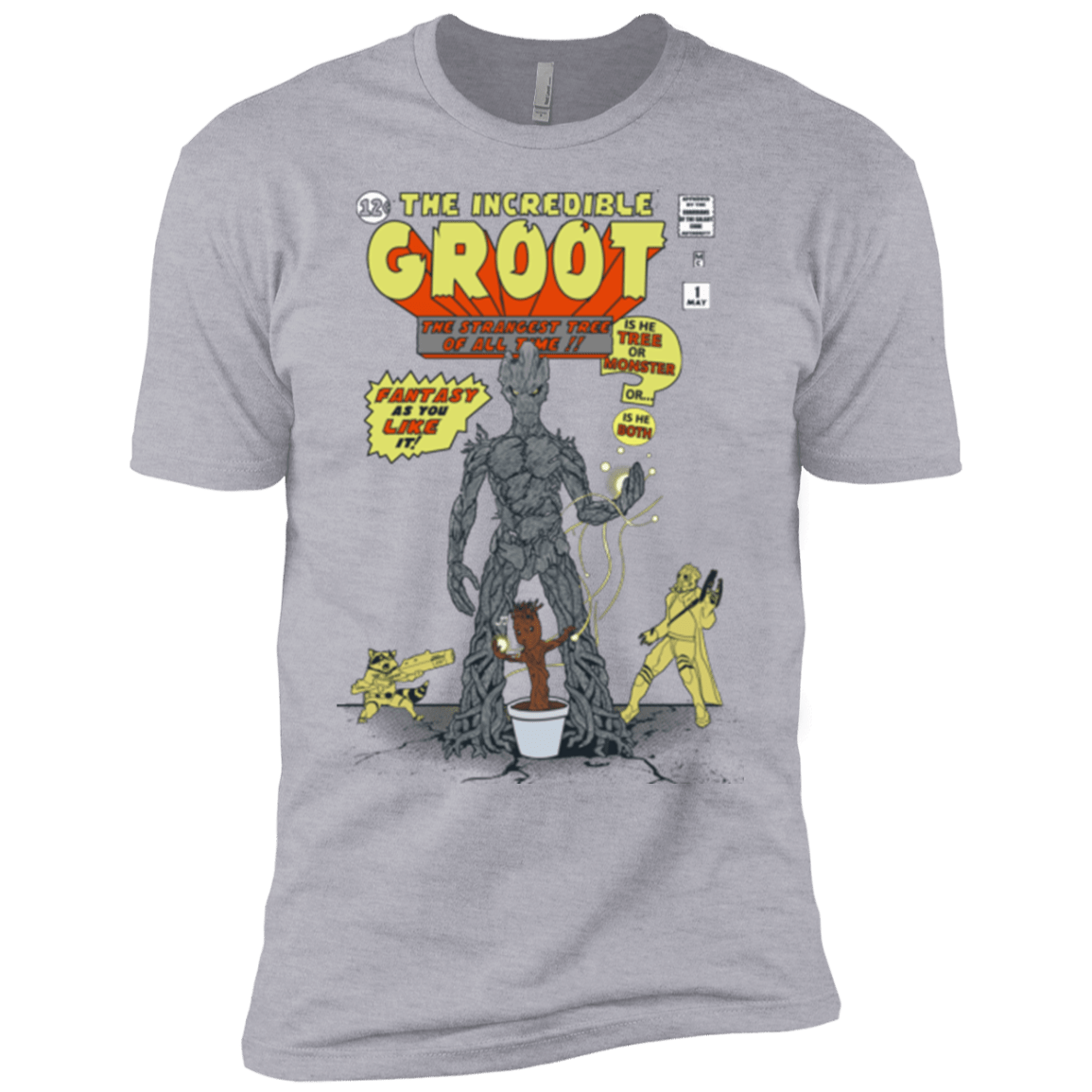 T-Shirts Heather Grey / YXS The Incredible Groot Boys Premium T-Shirt