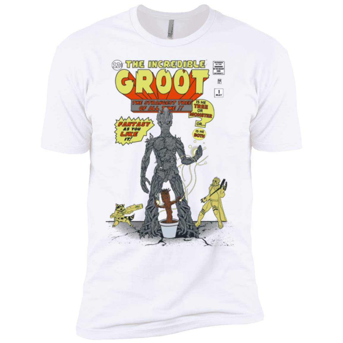 T-Shirts White / YXS The Incredible Groot Boys Premium T-Shirt