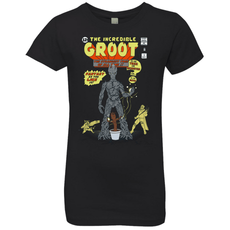 T-Shirts Black / YXS The Incredible Groot Girls Premium T-Shirt