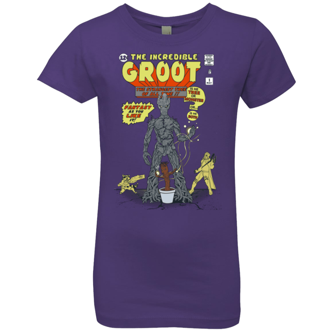T-Shirts Purple Rush / YXS The Incredible Groot Girls Premium T-Shirt