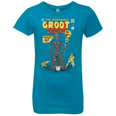 T-Shirts Turquoise / YXS The Incredible Groot Girls Premium T-Shirt