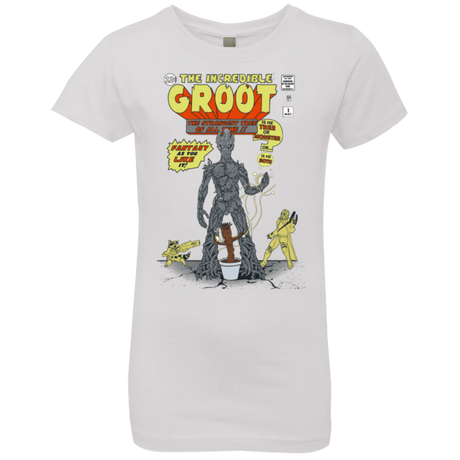 T-Shirts White / YXS The Incredible Groot Girls Premium T-Shirt