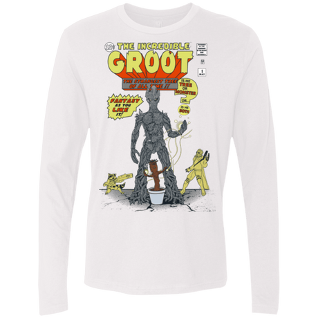 T-Shirts White / Small The Incredible Groot Men's Premium Long Sleeve