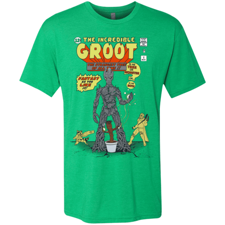 T-Shirts Envy / Small The Incredible Groot Men's Triblend T-Shirt