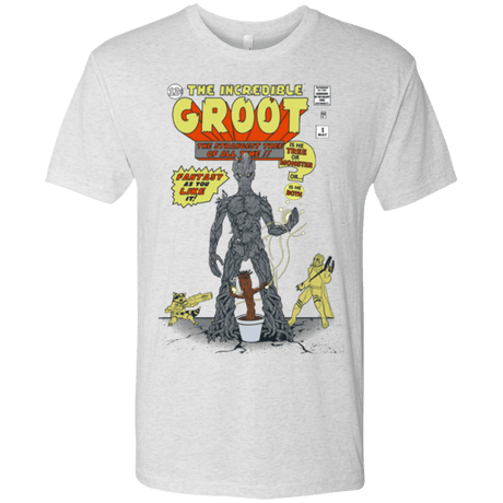 T-Shirts Heather White / Small The Incredible Groot Men's Triblend T-Shirt