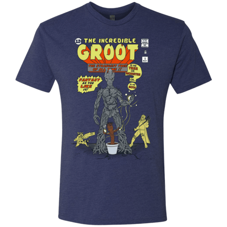 T-Shirts Vintage Navy / Small The Incredible Groot Men's Triblend T-Shirt