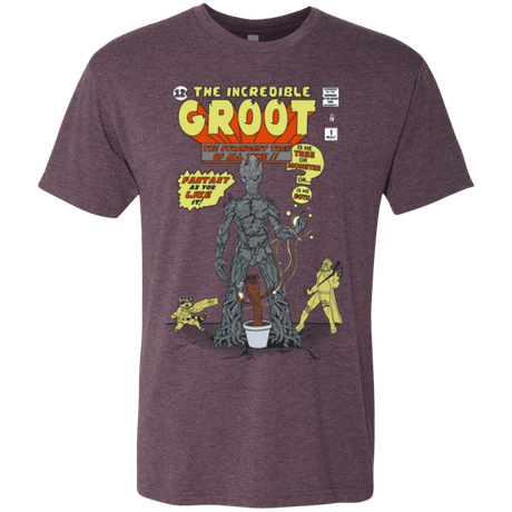 T-Shirts Vintage Purple / Small The Incredible Groot Men's Triblend T-Shirt