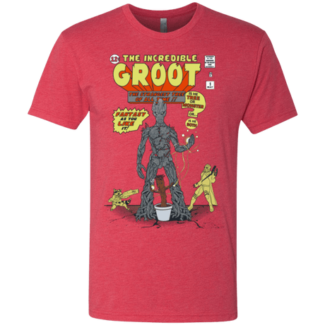 T-Shirts Vintage Red / Small The Incredible Groot Men's Triblend T-Shirt
