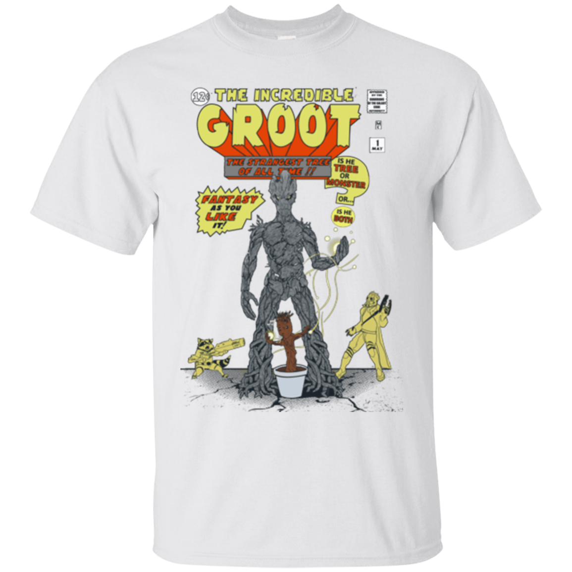 T-Shirts White / Small The Incredible Groot T-Shirt