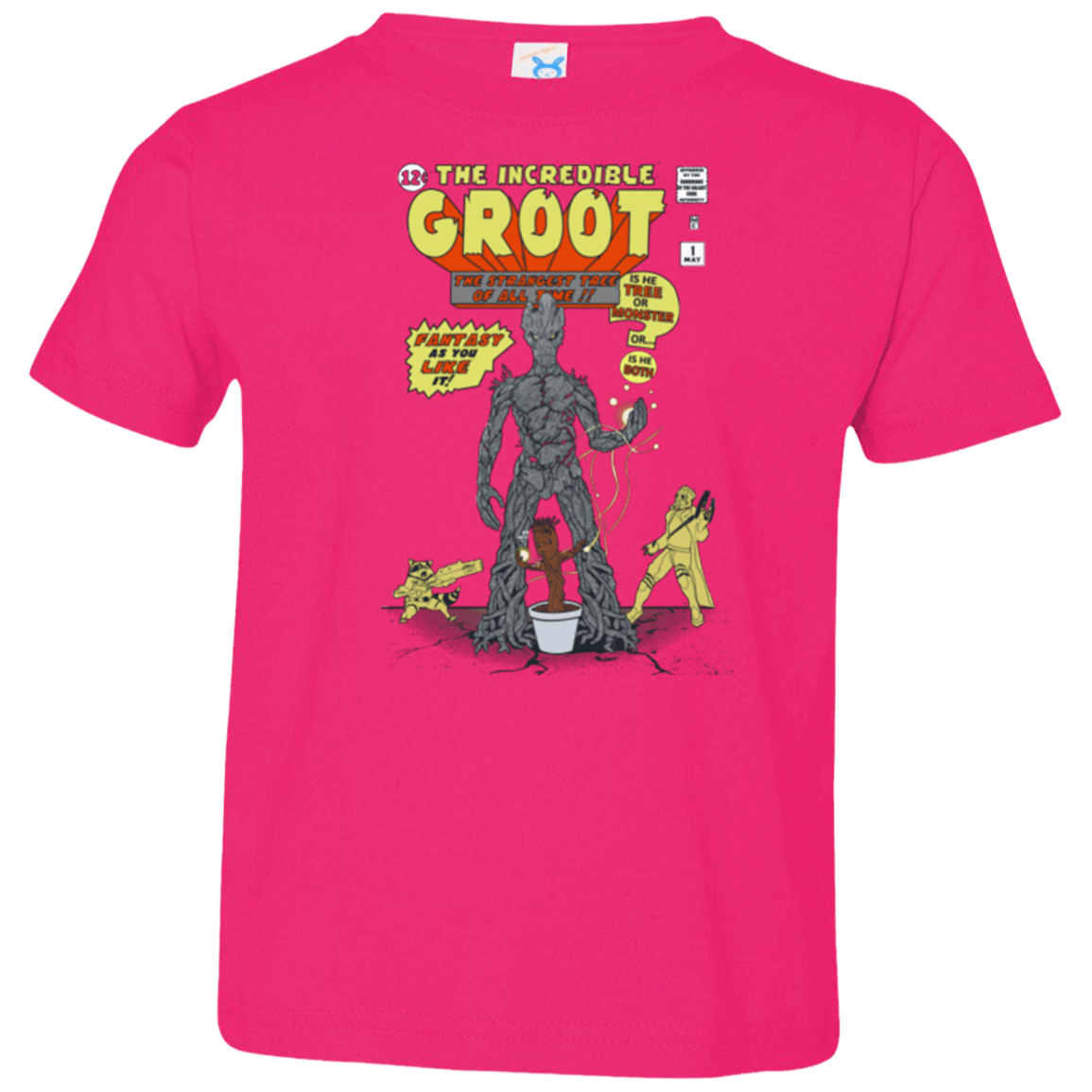 T-Shirts Hot Pink / 2T The Incredible Groot Toddler Premium T-Shirt