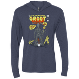 T-Shirts Vintage Navy / X-Small The Incredible Groot Triblend Long Sleeve Hoodie Tee